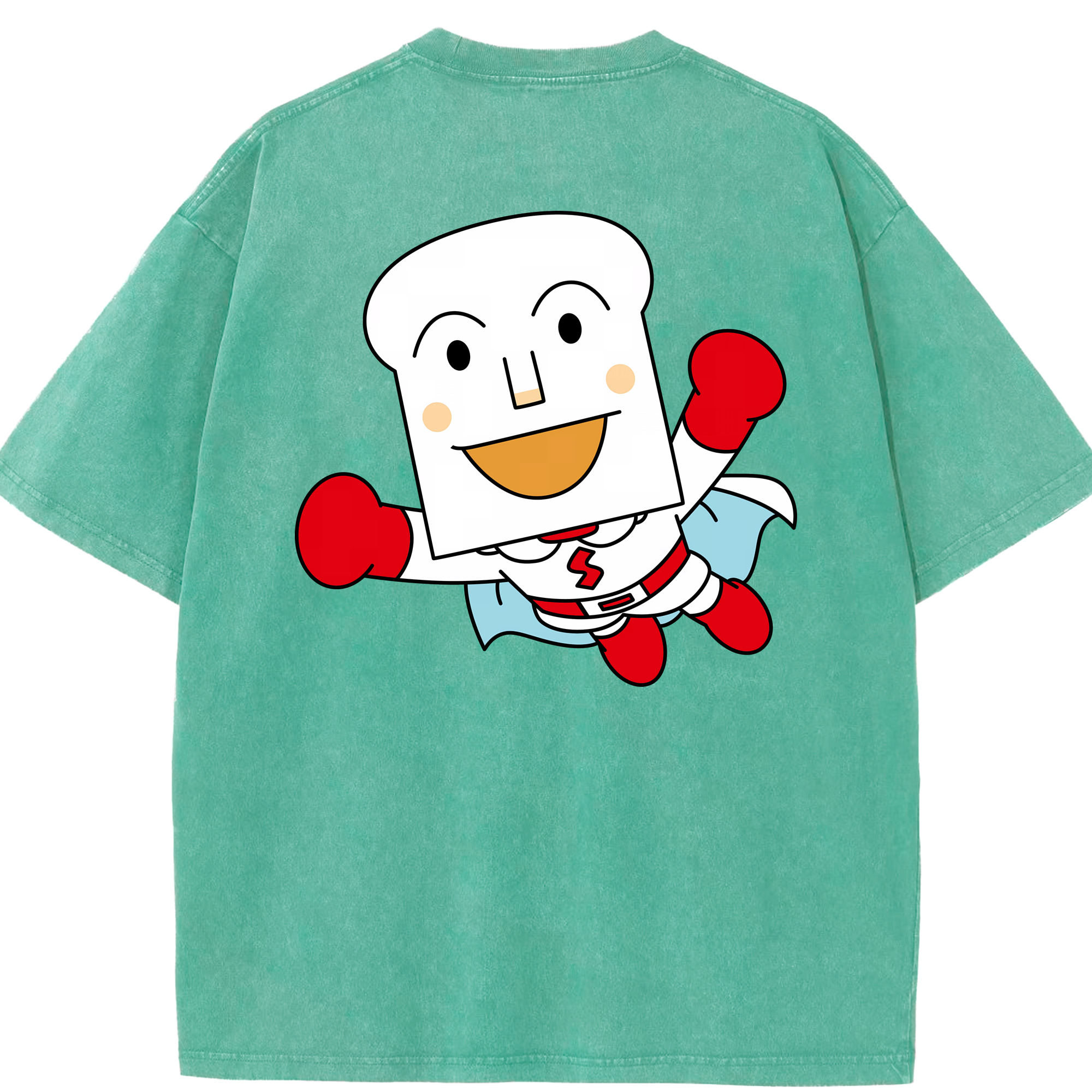 （画像用） アンパンマン Anpanman 綿100% ヴィンテージ風 半袖Tシャツ（背面プリント）